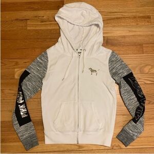 Victoria’s Secret PINK sequin zip up hoodie